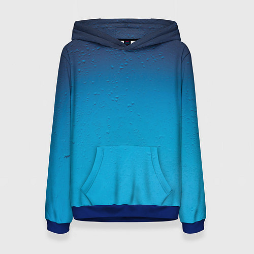 Женская толстовка Конденсат / 3D-Синий – фото 1
