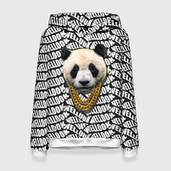 Толстовка-худи женская Panda Look, цвет: 3D-белый