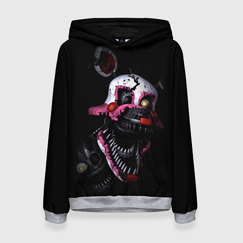 Женская толстовка Twisted Bonnie / 3D-Меланж – фото 1