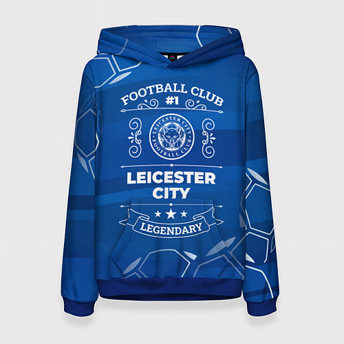 Женская толстовка Leicester City FC 1 / 3D-Синий – фото 1