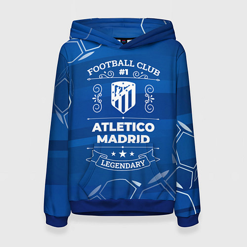 Женская толстовка Atletico Madrid FC 1 / 3D-Синий – фото 1