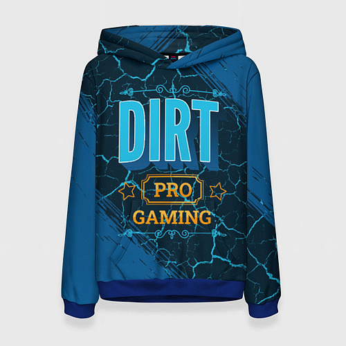 Женская толстовка Dirt Gaming PRO / 3D-Синий – фото 1