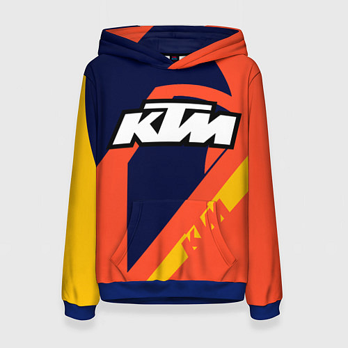 Женская толстовка KTM VINTAGE SPORTWEAR / 3D-Синий – фото 1