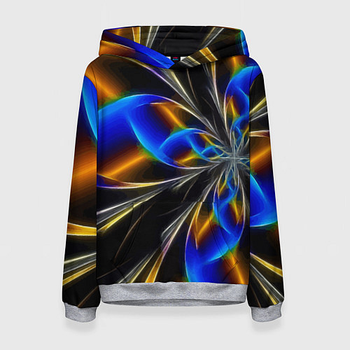 Женская толстовка Neon vanguard pattern Fashion 2023 / 3D-Меланж – фото 1