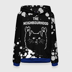 Толстовка-худи женская The Neighbourhood Rock Cat, цвет: 3D-синий