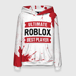 Толстовка-худи женская Roblox Ultimate, цвет: 3D-белый