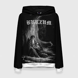 Толстовка-худи женская The Ways of Yore - Burzum, цвет: 3D-белый