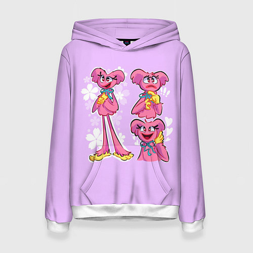 Женская толстовка РАЗНАЯ КИССИ МИССИ KISSY MISSY / 3D-Белый – фото 1