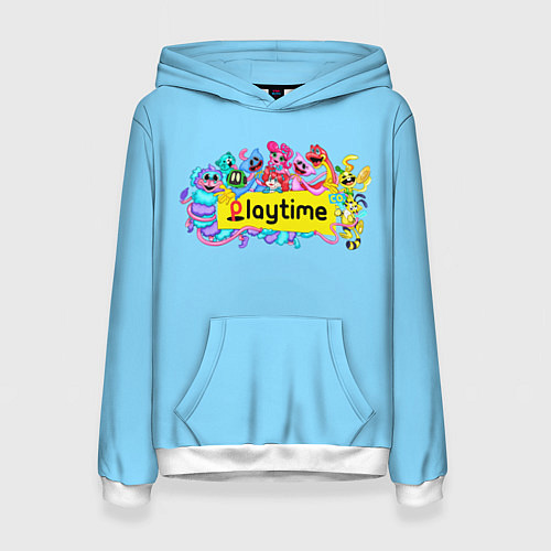 Женская толстовка POPPY PLAYTIME chapter 2 персонажи / 3D-Белый – фото 1