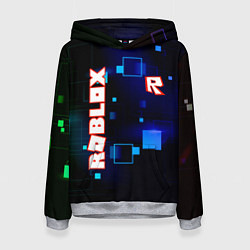 Женская толстовка ROBLOX неоновые кубики