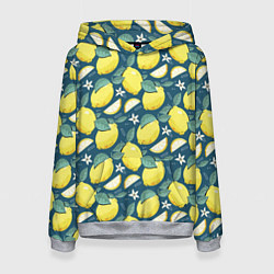 Женская толстовка Cute lemon pattern