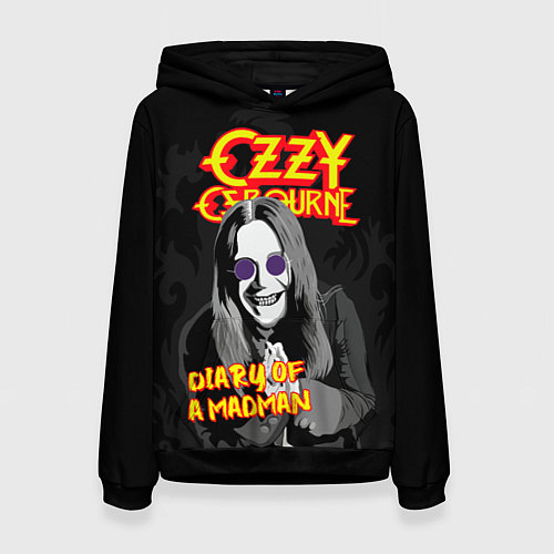 Женская толстовка OZZY OSBOURNE ОЗЗИ ОСБОРН / 3D-Черный – фото 1