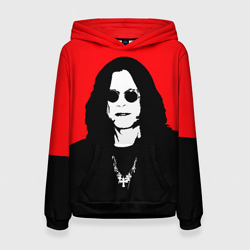 Женская толстовка OZZY OSBOURNE ОЗЗИ ОСБОРН / 3D-Черный – фото 1