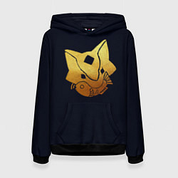 Толстовка-худи женская Sky Кошачья Маска, цвет: 3D-черный