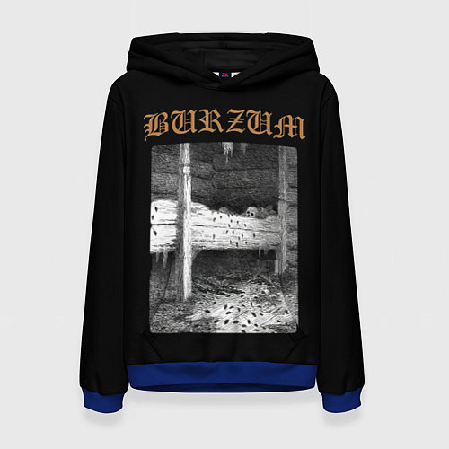 Женская толстовка Burzum cockroaches / 3D-Синий – фото 1