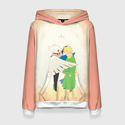 Толстовка-худи женская Дитя Света и Маленький Принц Sky: Children Of The, цвет: 3D-белый