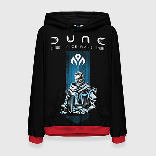 Женская толстовка Dune: Spice Wars фракция контрабандисты / 3D-Красный – фото 1