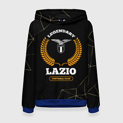 Женская толстовка Лого Lazio и надпись Legendary Football Club на те