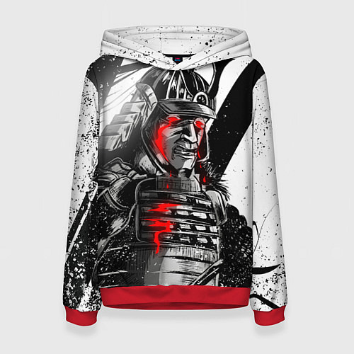 Женская толстовка Samurai Red / 3D-Красный – фото 1