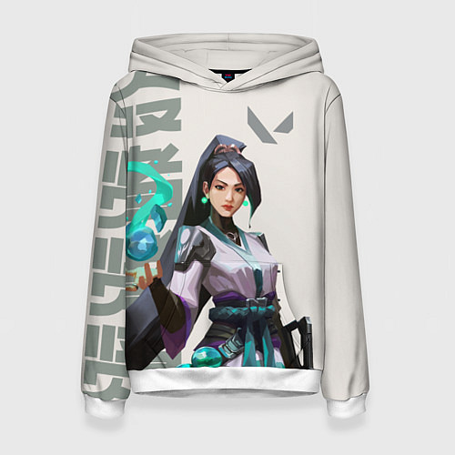 Женская толстовка SAGE VALORANT / 3D-Белый – фото 1