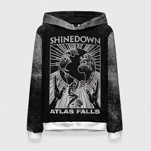 Женская толстовка Atlas Falls - Shinedown / 3D-Белый – фото 1