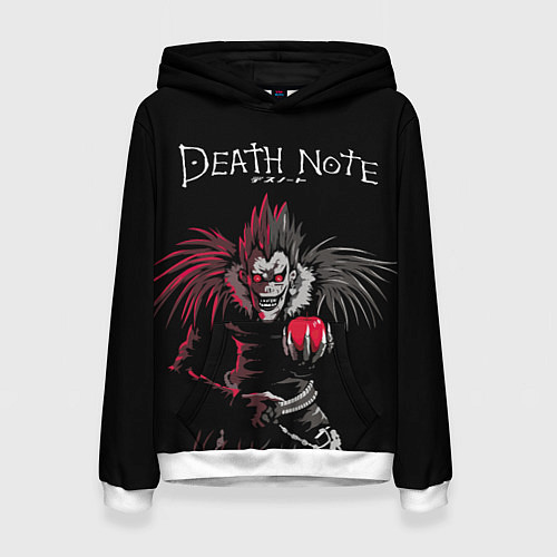 Женская толстовка Тетрадь смерти Ryuk / 3D-Белый – фото 1