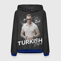 Толстовка-худи женская Turkish Love Serkan, цвет: 3D-синий