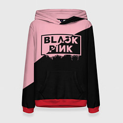Толстовка-худи женская BLACKPINK BIG LOGO, цвет: 3D-красный