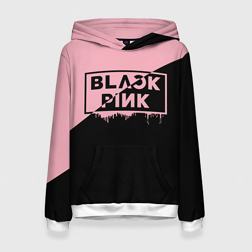 Женская толстовка BLACKPINK BIG LOGO / 3D-Белый – фото 1