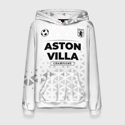 Женская толстовка Aston Villa Champions Униформа / 3D-Белый – фото 1