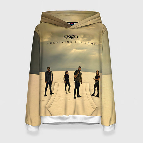 Женская толстовка Surviving The Game - Skillet / 3D-Белый – фото 1