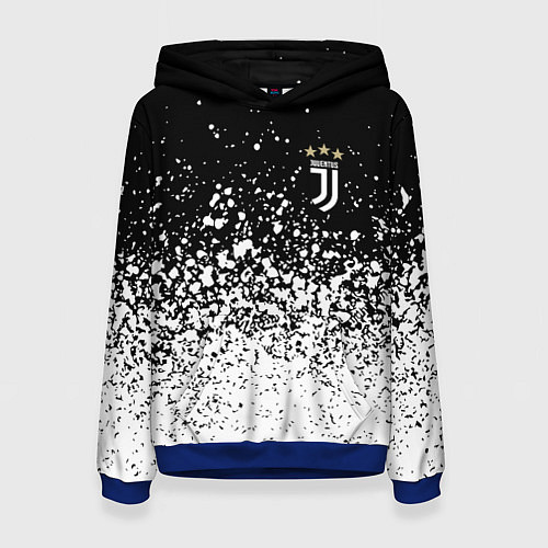 Женская толстовка Juventus fc брызги краски / 3D-Синий – фото 1
