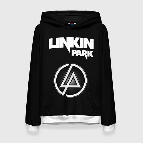 Женская толстовка Linkin Park логотип и надпись / 3D-Белый – фото 1