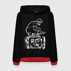 Толстовка-худи женская Linkin Park граффити, цвет: 3D-красный