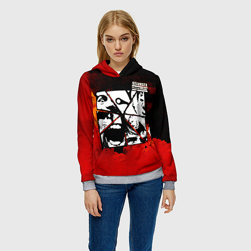 Женская толстовка Больше чем любовь - Stigmata / 3D-Меланж – фото 3