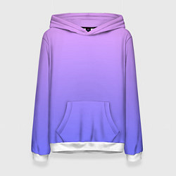 Женская толстовка PINK-PURPLE GRADIENT ГРАДИЕНТ РОЗОВО-ФИОЛЕТОВЫЙ