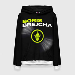 Толстовка-худи женская Boris Brejcha, цвет: 3D-белый