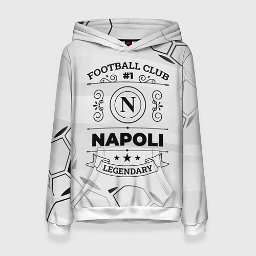 Женская толстовка Napoli Football Club Number 1 Legendary / 3D-Белый – фото 1