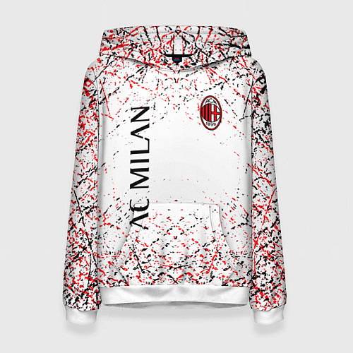 Женская толстовка Ac milan logo / 3D-Белый – фото 1