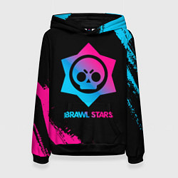 Женская толстовка Brawl Stars Neon Gradient