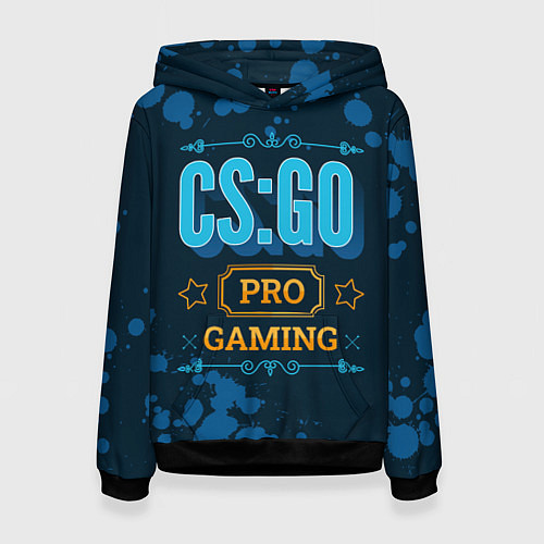 Женская толстовка Игра CS:GO: PRO Gaming / 3D-Черный – фото 1