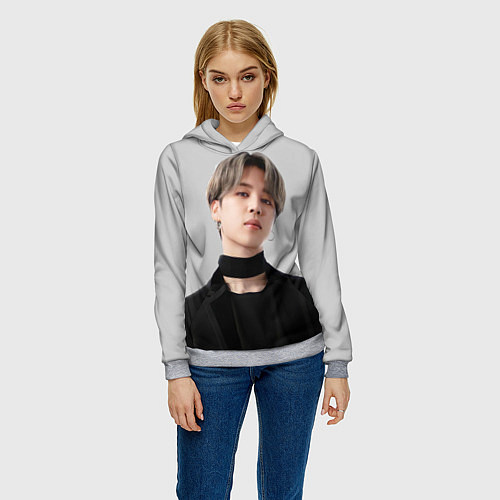 Женская толстовка Чимчим / 3D-Меланж – фото 3