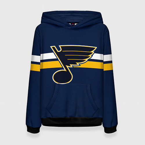 Женская толстовка Сент-Луис Блюз форма / 3D-Черный – фото 1