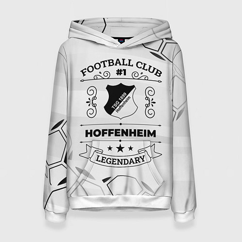 Женская толстовка Hoffenheim Football Club Number 1 Legendary / 3D-Белый – фото 1