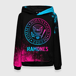 Женская толстовка Ramones Neon Gradient
