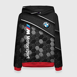 Толстовка-худи женская BMW : Технологическая Броня, цвет: 3D-красный