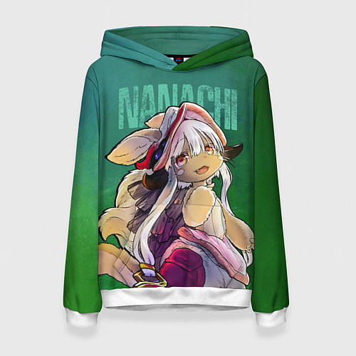 Женская толстовка Made in Abyss аниме Наначи / 3D-Белый – фото 1