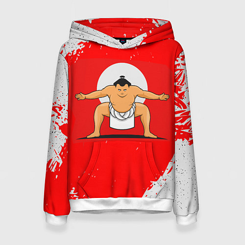 Женская толстовка ИДИ КО МНЕ ОБНИМУ / 3D-Белый – фото 1