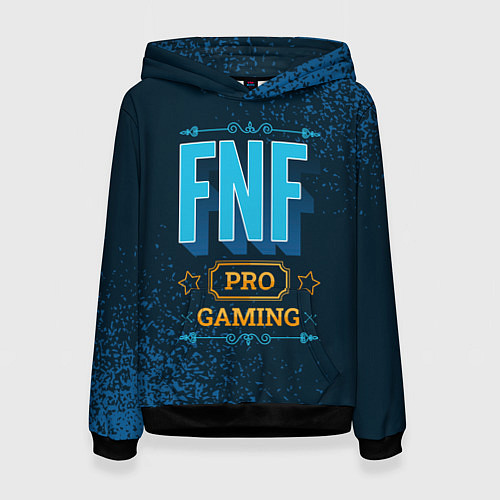 Женская толстовка Игра FNF: pro gaming / 3D-Черный – фото 1