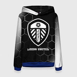 Женская толстовка Leeds United sport на темном фоне